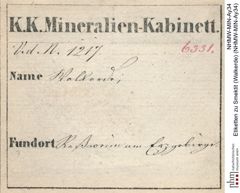 Etiketten zu Smektit (Walkerde) (NHMW-MIN-Ay34)